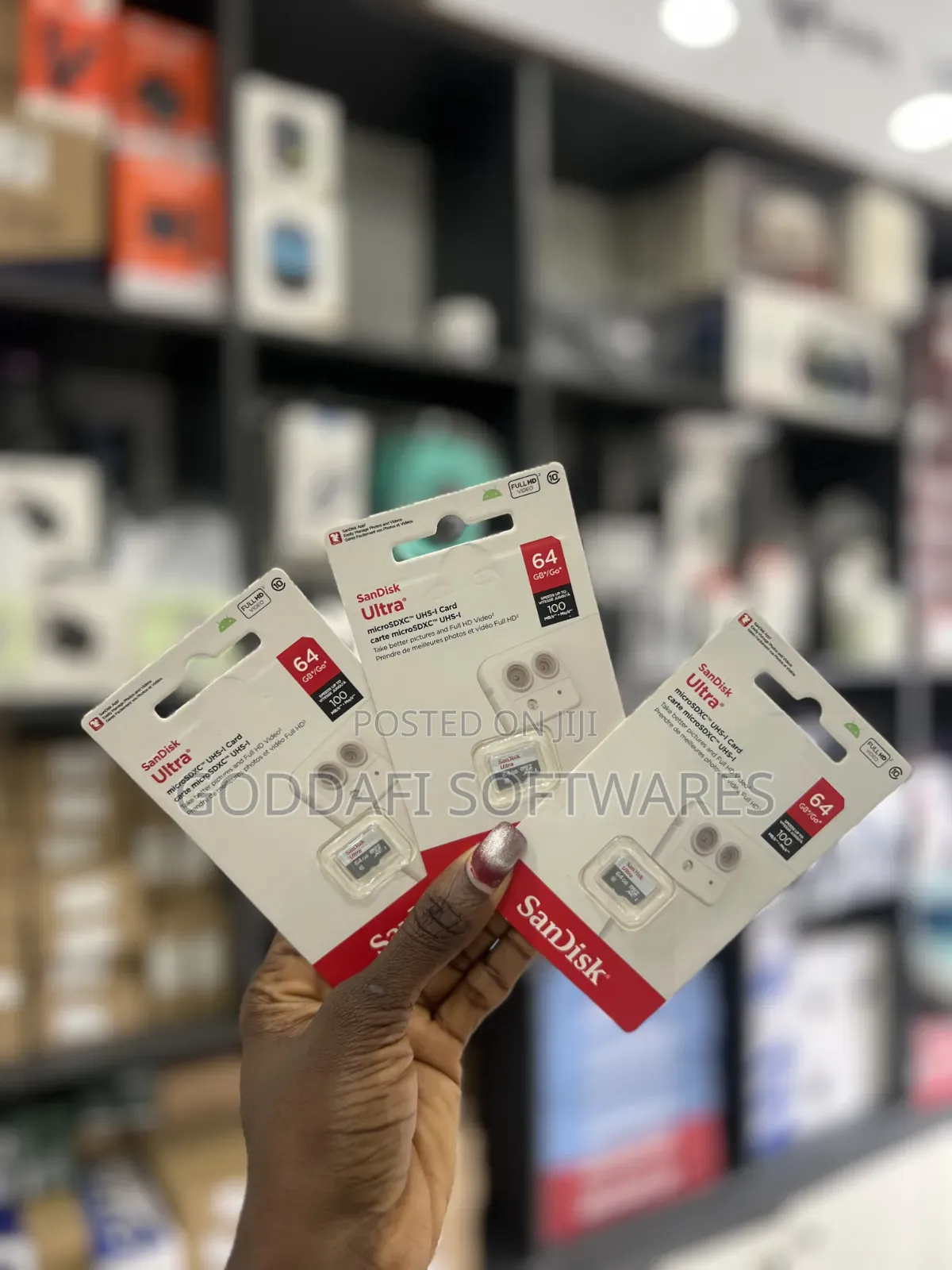 SanDisk Ultra 64GB Micro SD Card 100mb/S | Goddafi Stores