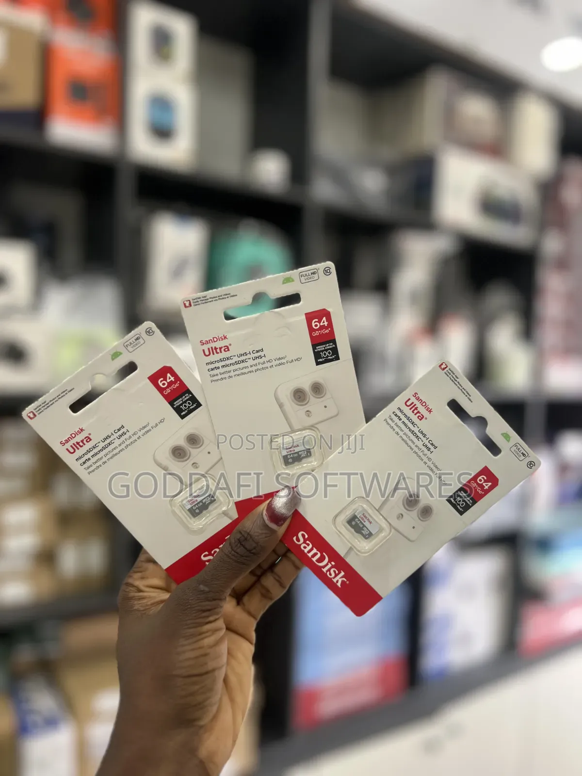 SanDisk Ultra 64GB Micro SD Card 100mb/S | Goddafi Stores