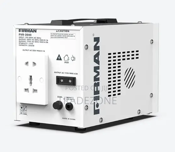 Firman 2000VA Stabilizer With USB Port | FVR-2000watt