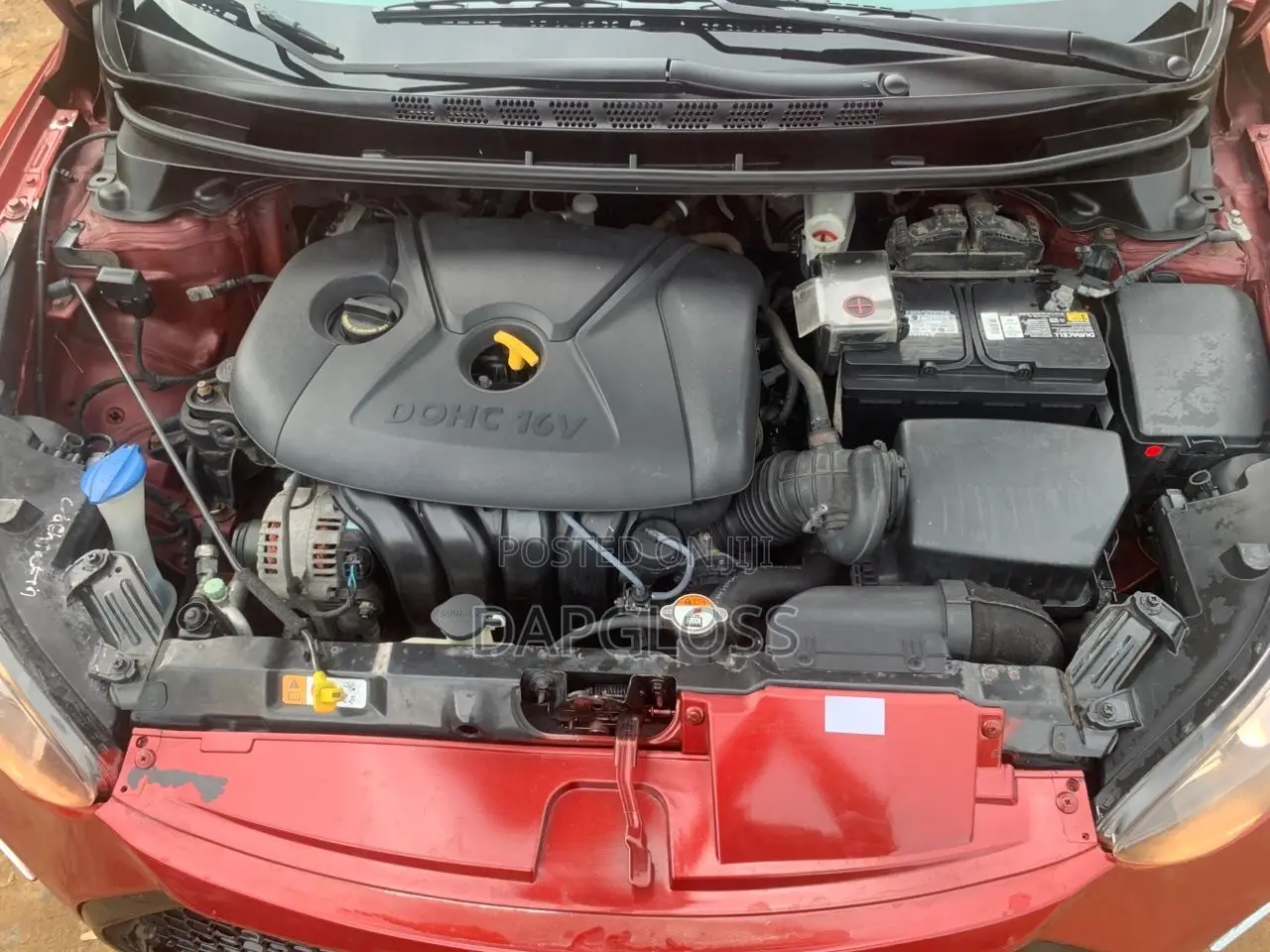 Hyundai Elantra 2014 Red