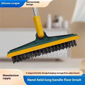 3in1 Floor Scrubbing Brush With Wiper