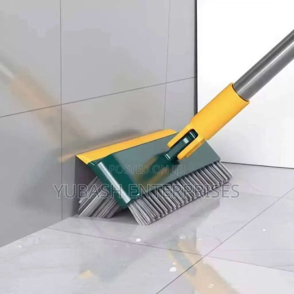 3in1 Floor Scrubbing Brush With Wiper