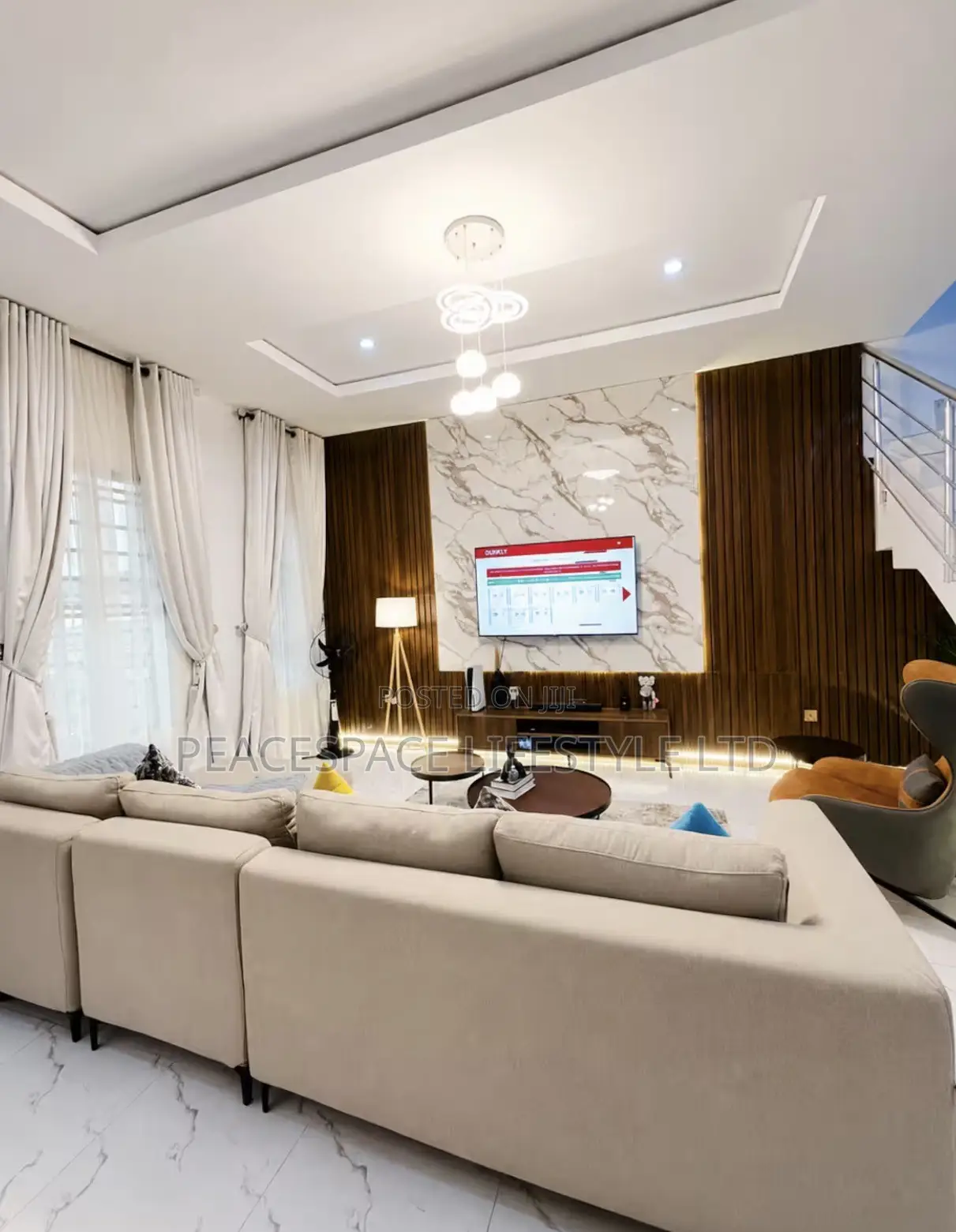 Elegant 4 Bedroom Lekki With Gym, Swimming & Snooker Board