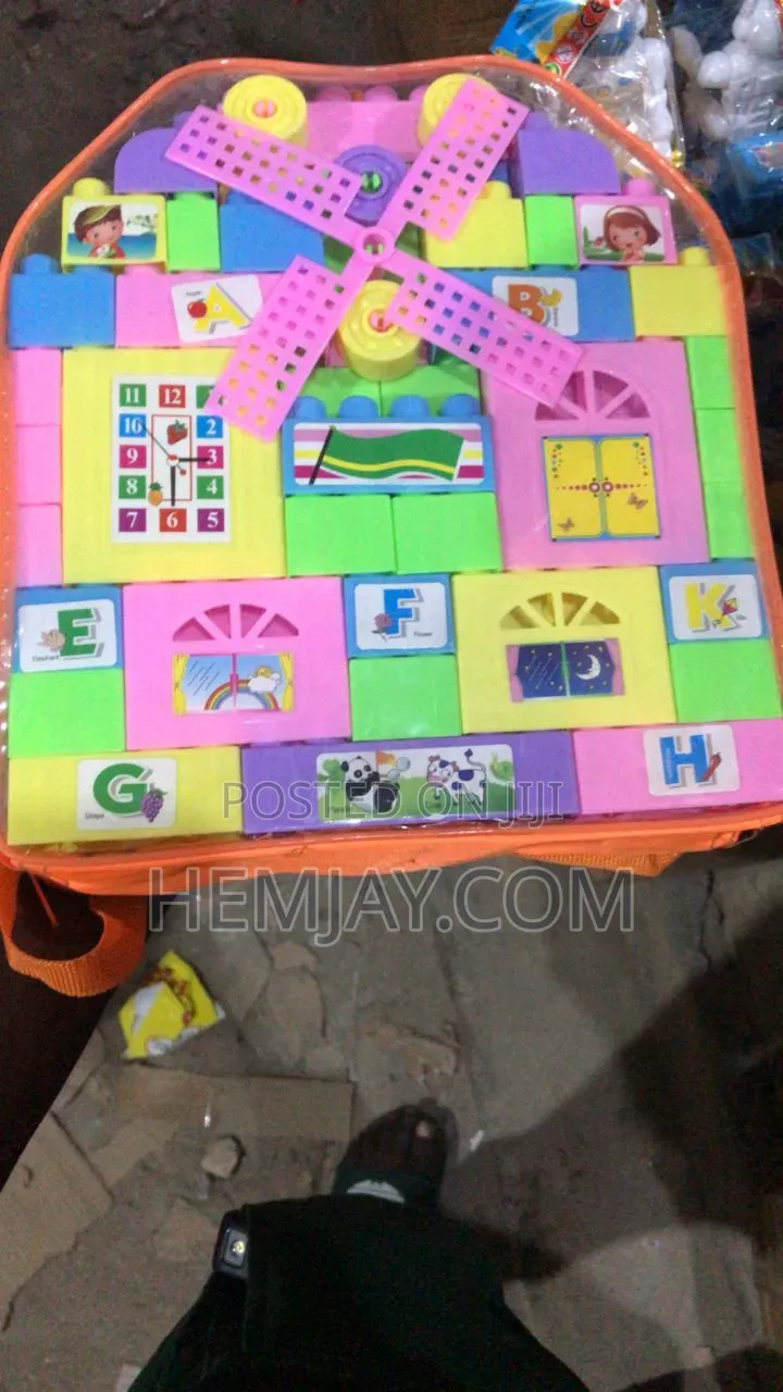 Kids Colorful Building Blocks  (Ages 3+)