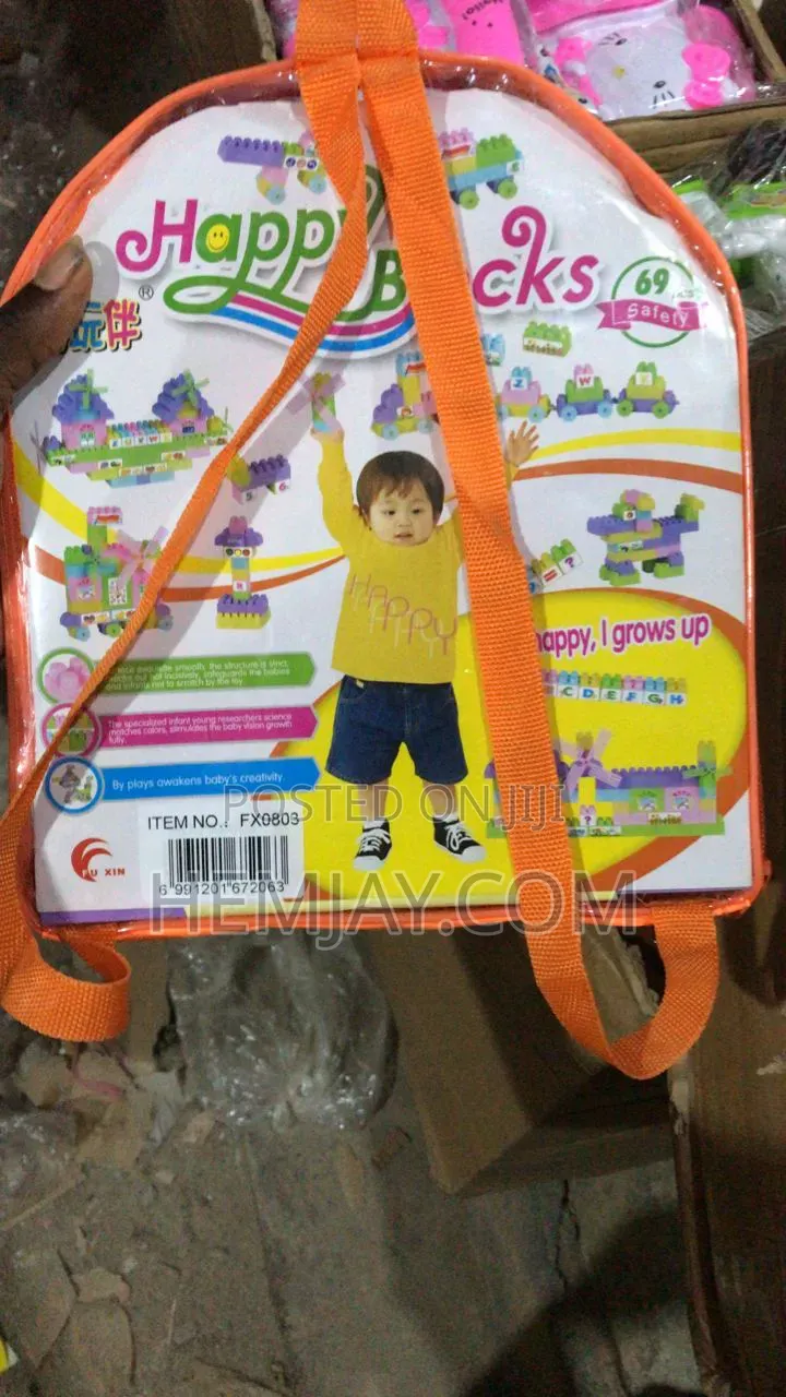 Kids Colorful Building Blocks  (Ages 3+)