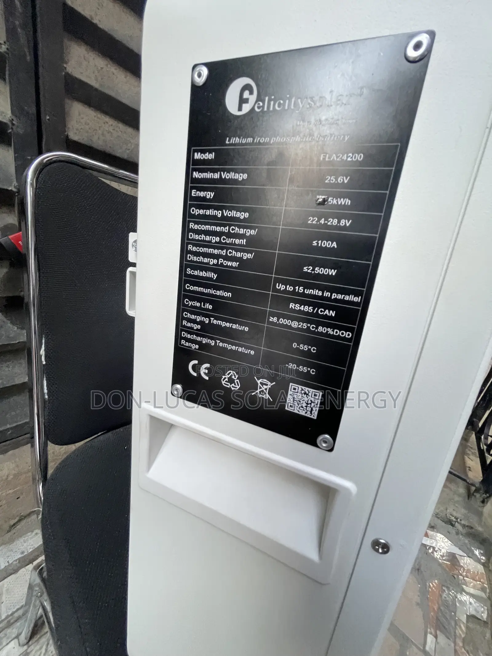 5kwh 24v Felicity Lithium Ion Battery 200ah
