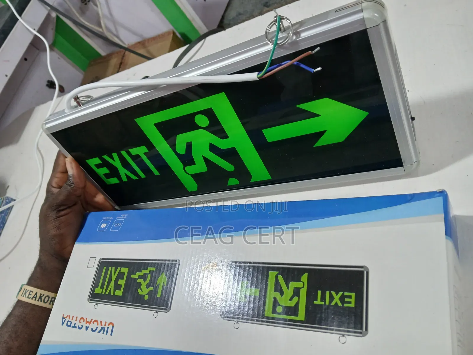 Emergency Exist Arrow Light