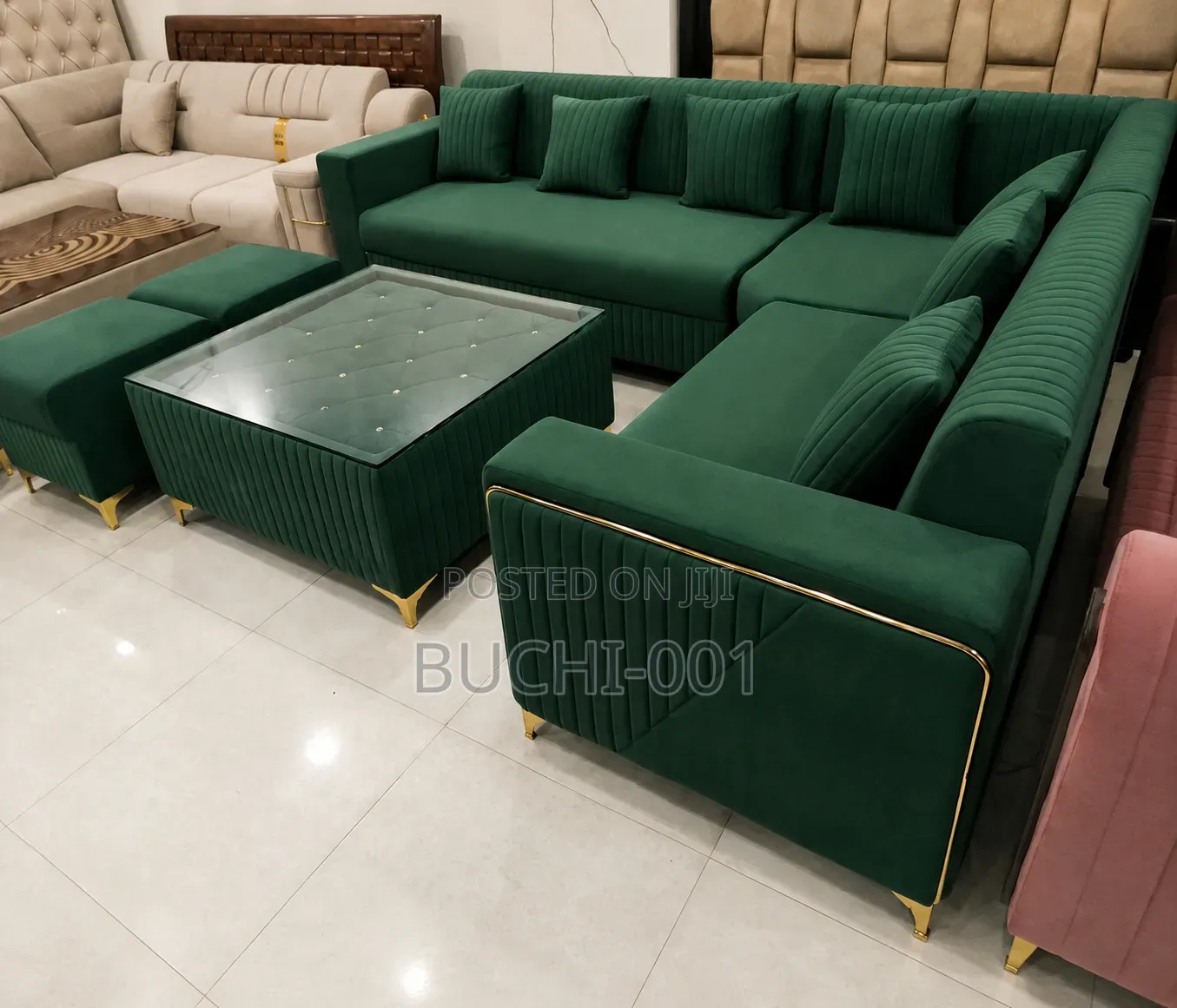 Luxury 7-Seater Sofa Set (3+2+1+1) – Premium Quality
