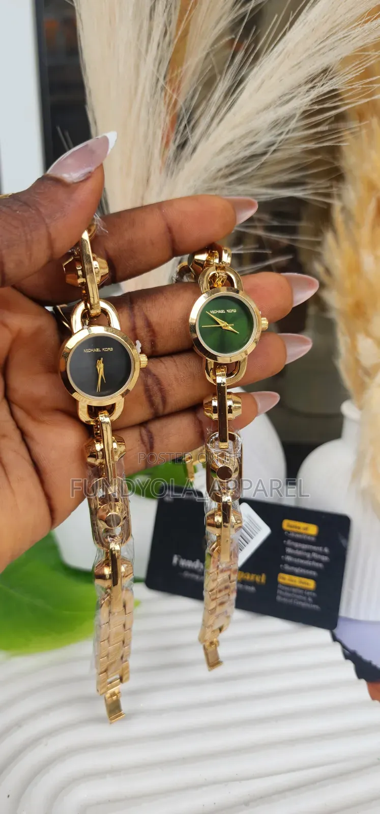 MK GOLD Premium Chain Watch