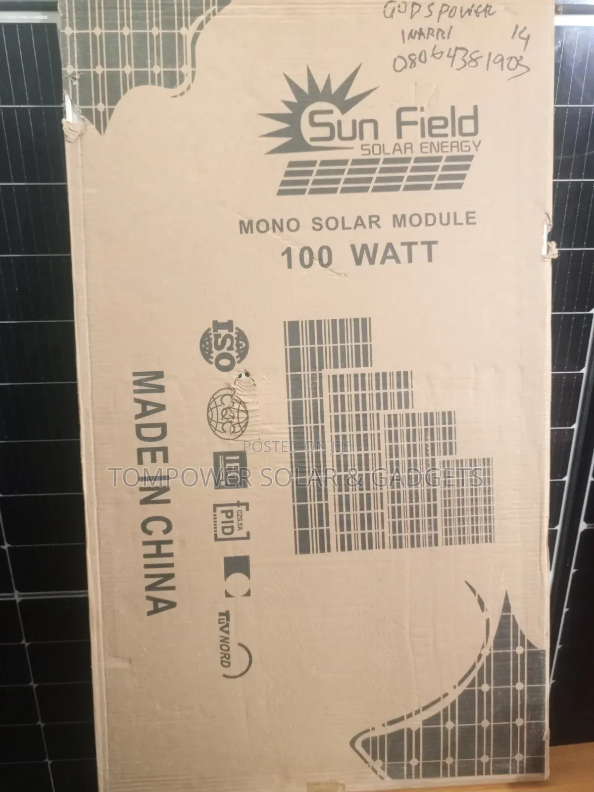100Watts Solar Panels