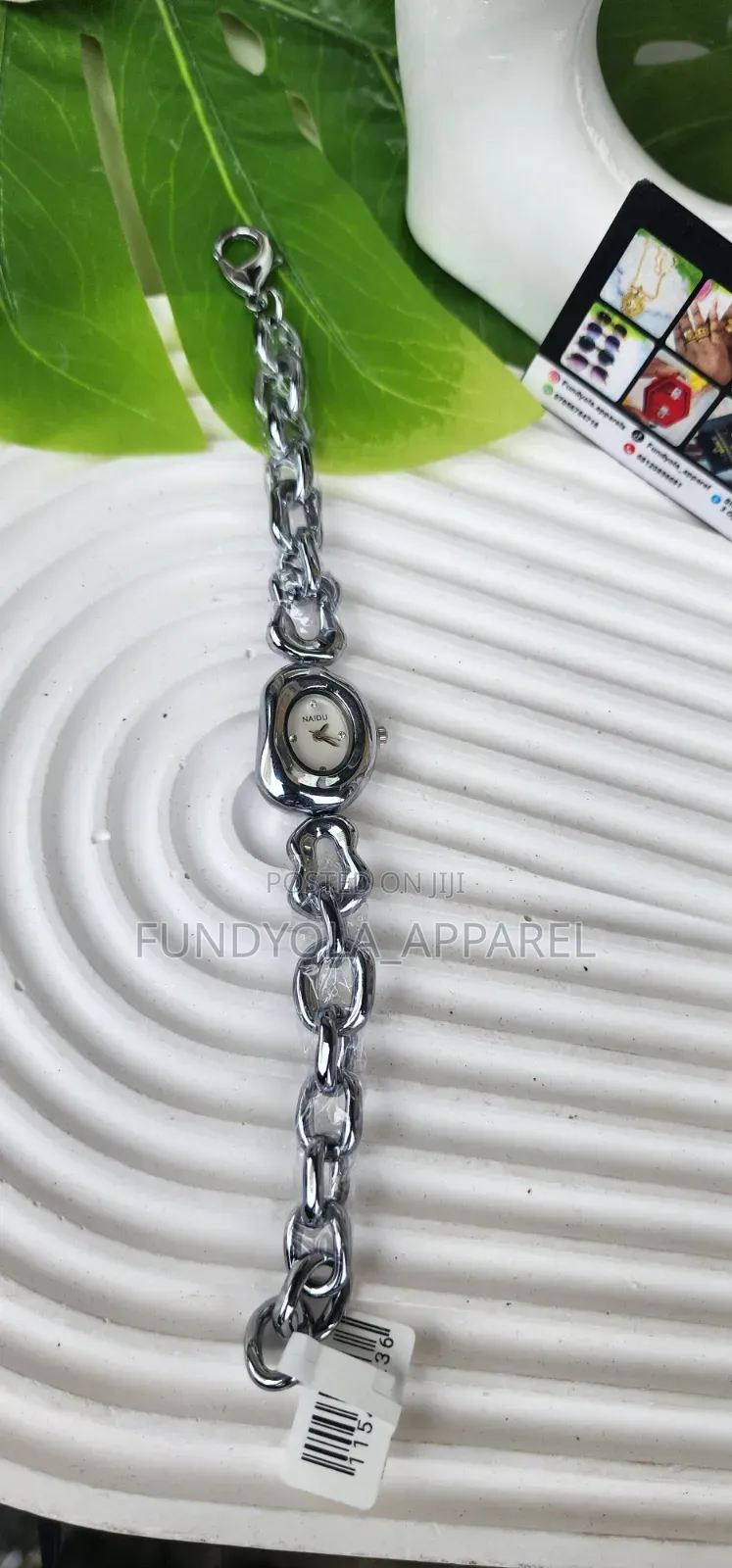 Abstract Oval Bracelet Watch