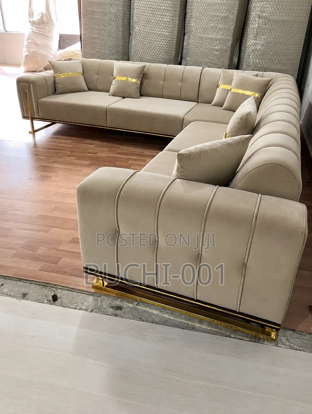 Luxury 6-Seater L-Shaped Sofa Set  – Premium Quality