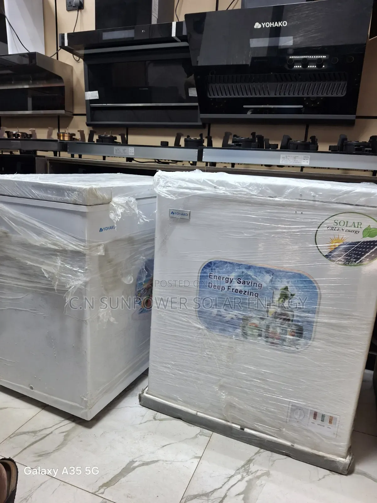 218L Yohako Solar Chest Solar Freezer