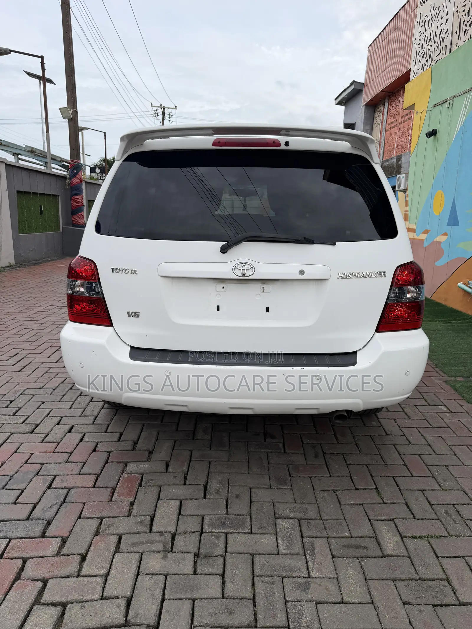 Toyota Highlander Limited V6 2005 White