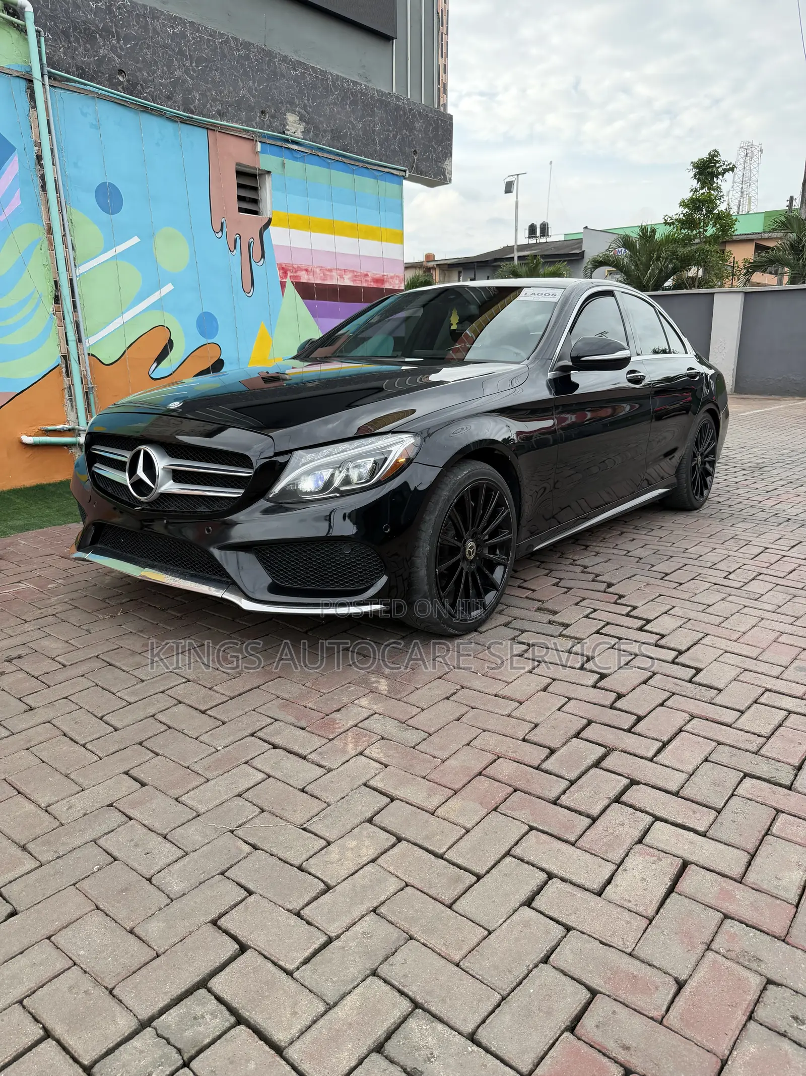 Mercedes-Benz C400 4Matic AWD Sedan (3.0L V6 7A) 2015 Black