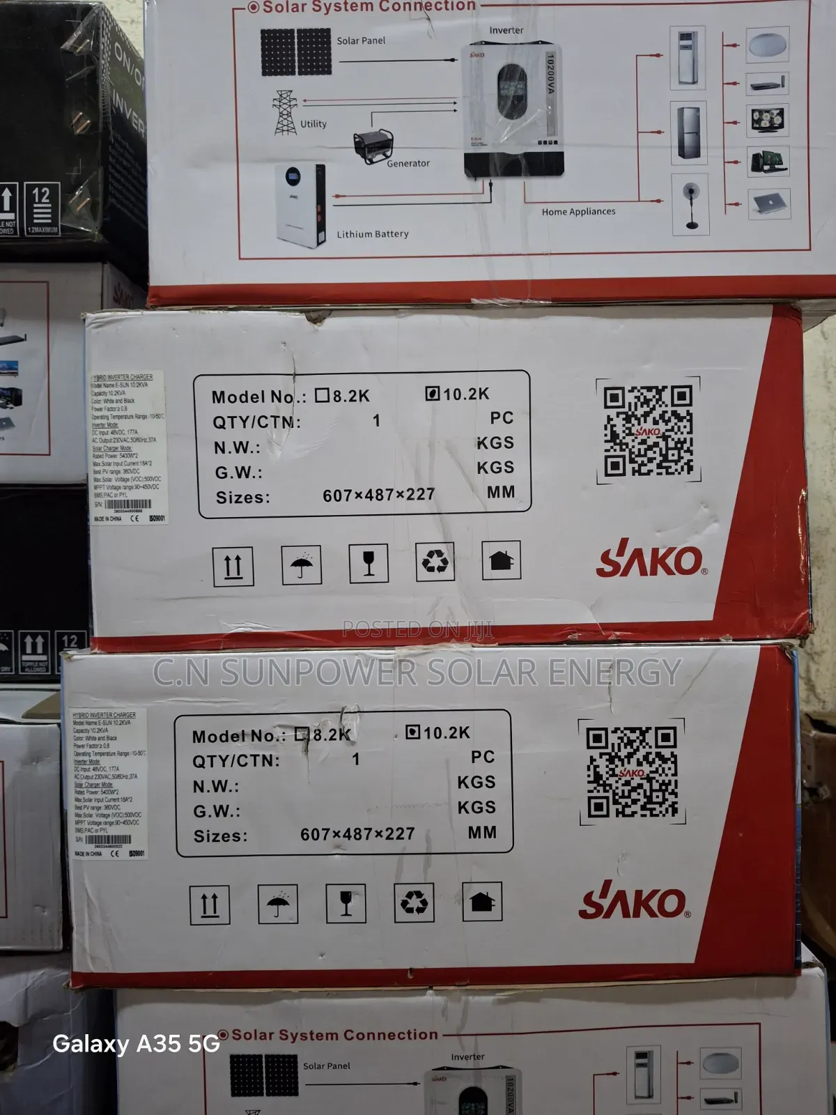 10.2kva/48v Sako Hybrid Inverter