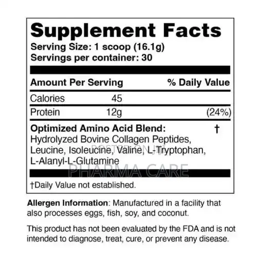 Collagen Powder 483grams Skin-Hair-Gut-Immune System
