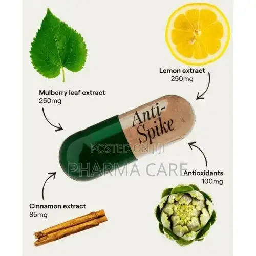 Anti-Spike Formula 60 Capsules Blood Glucose Support