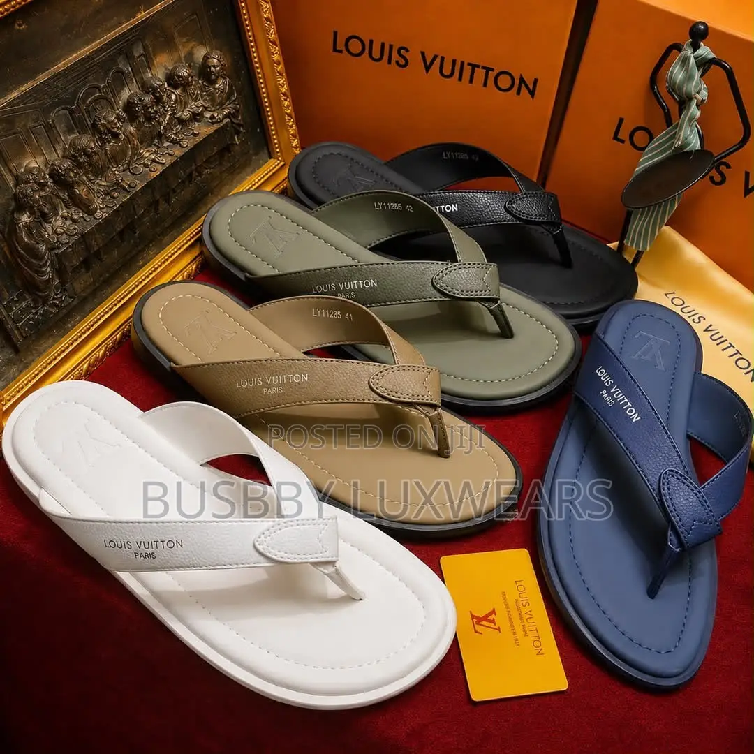 Louis Vuitton Luxury Slippers for Men