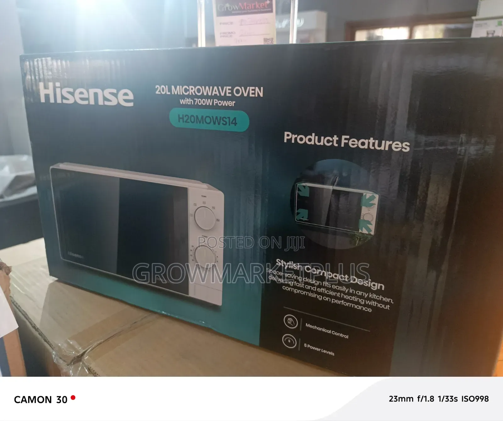 Hisense 20L Microwave 700w-H20mows14