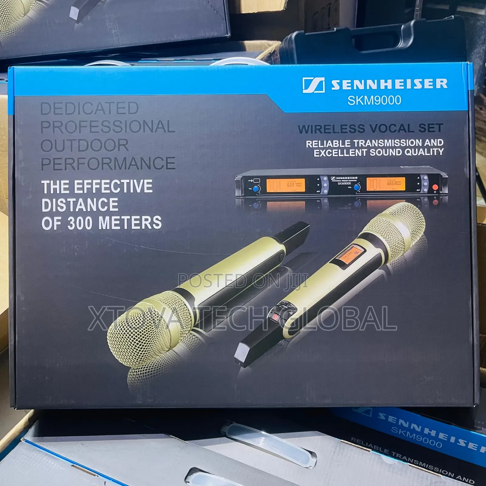 Sennheiser SKM9000 Wireless Vocal Set – Dual Handheld Microphones