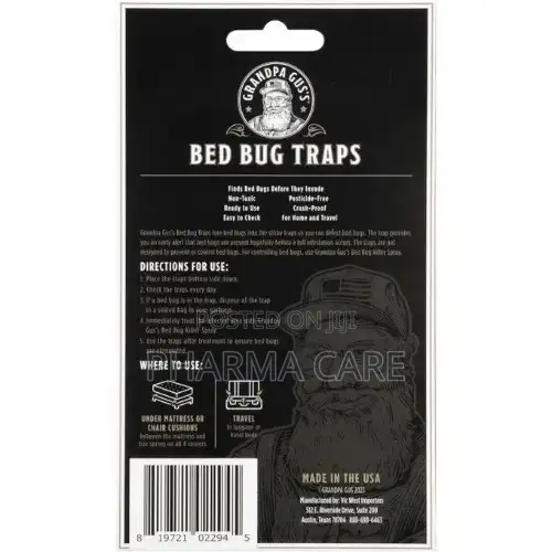 Bed Bug Glue Traps for Home & Travel - Early Detection - Lasts Up to 6