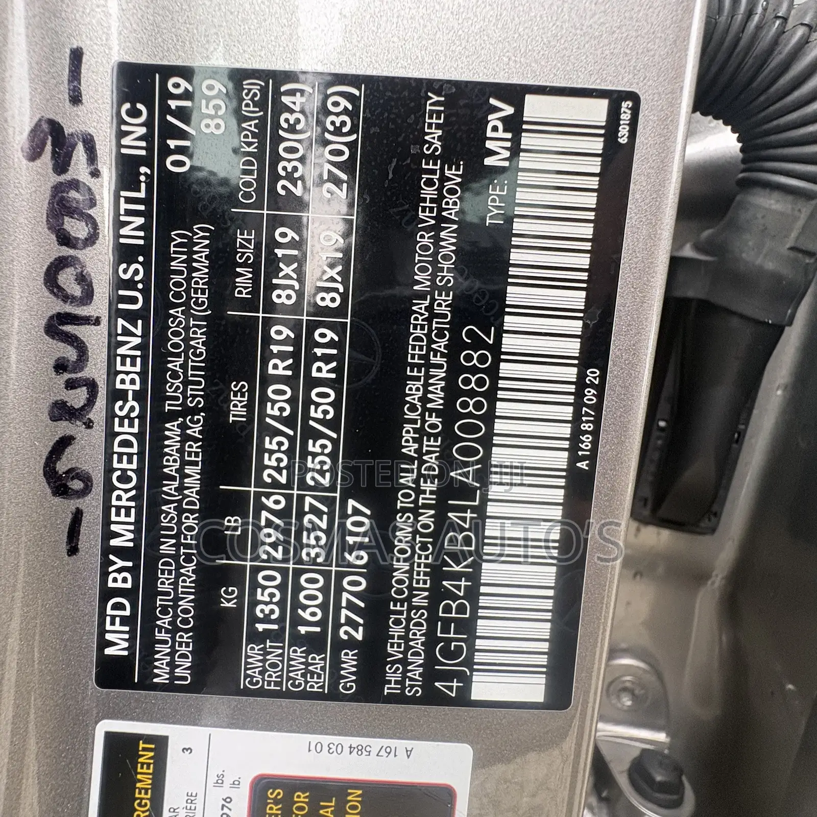 Mercedes-Benz GLE-Class GLE 350 4MATIC 2019 Gray