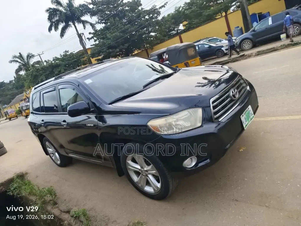 Toyota Highlander Limited 2008 Black