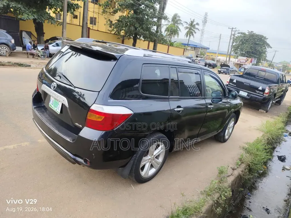 Toyota Highlander Limited 2008 Black