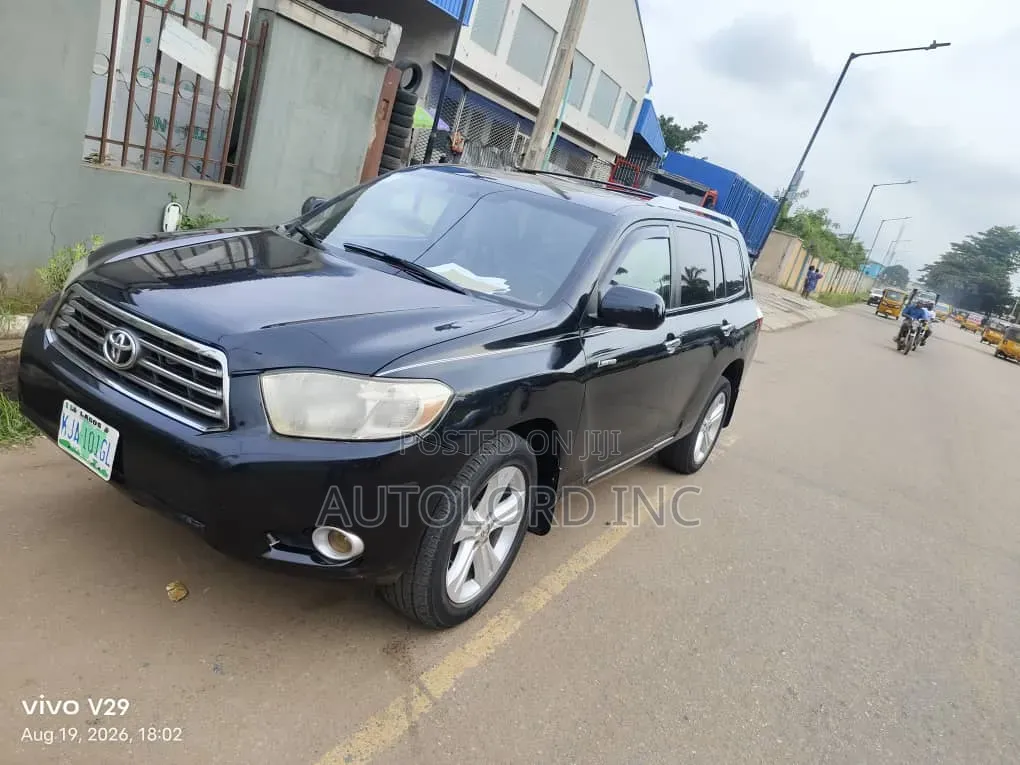 Toyota Highlander Limited 2008 Black