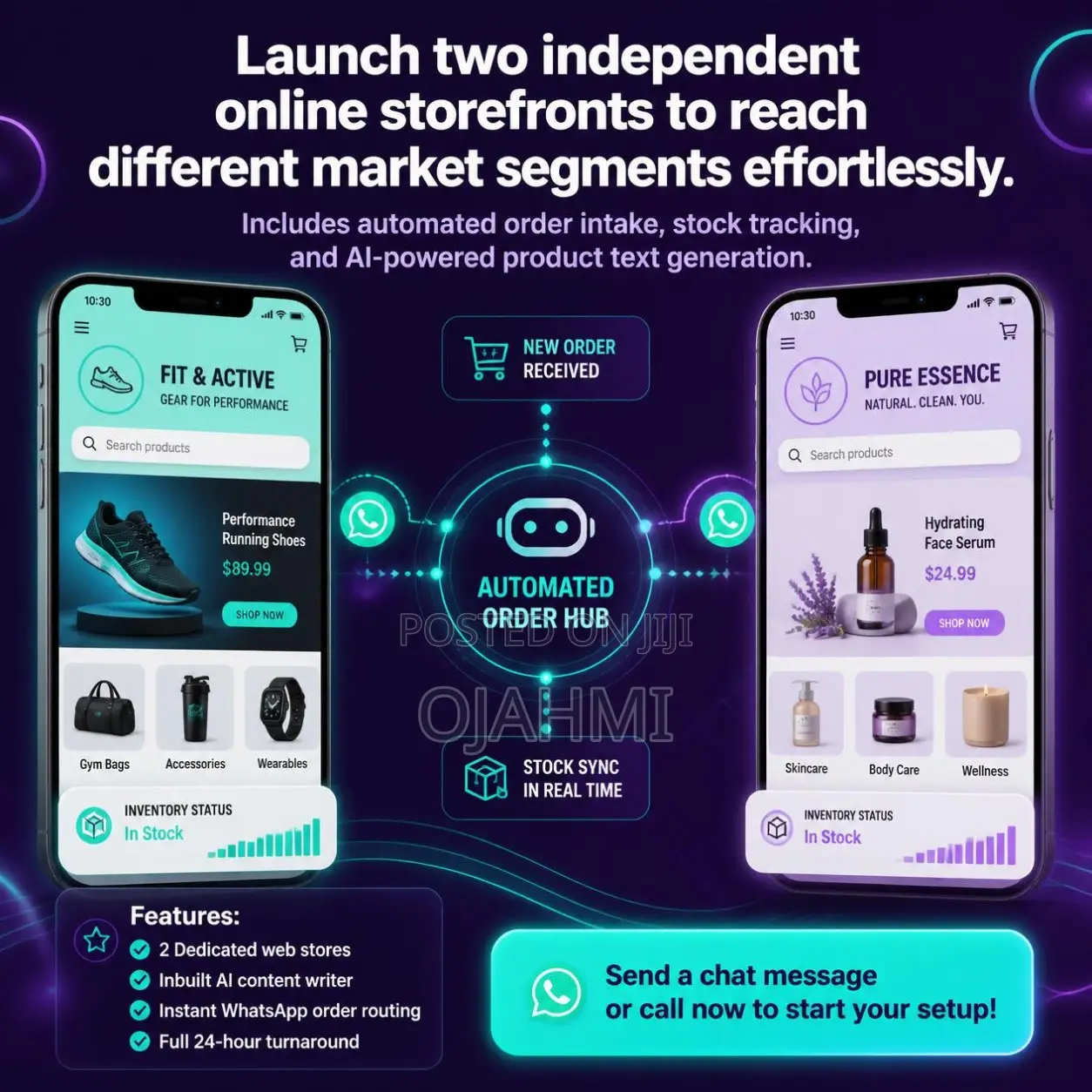 Double Store Sales Website for Expanding Retailers