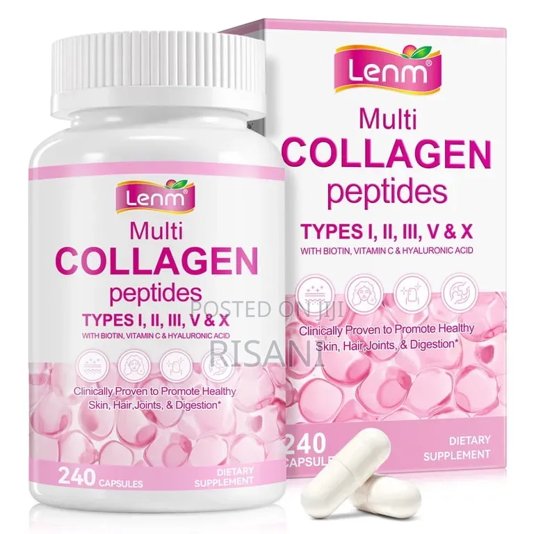 Multi Collagen With 5 Types , for Healthy Skin, Hair, Nails, Joints