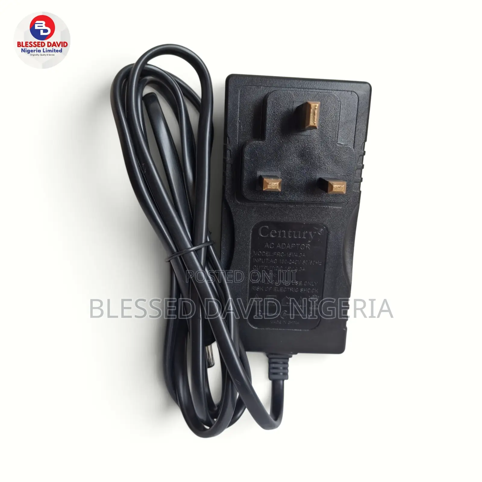 Century Original Charger for Rechargeable Fans FRC-15V 4.3A