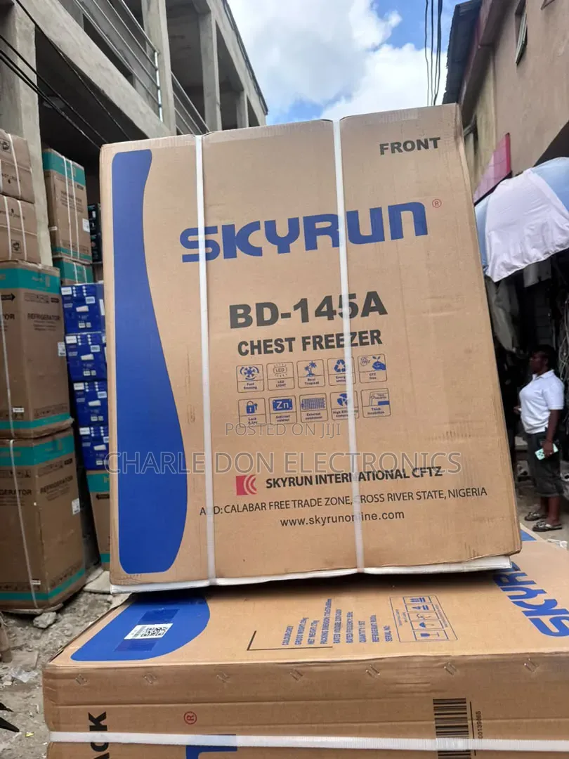 Skyrun 145 Litres Chest Freezer – Excellent Cooling & Storage