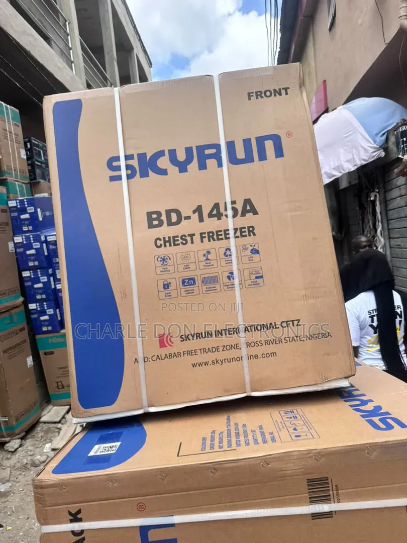 Skyrun 145 Litres Chest Freezer – Excellent Cooling & Storage