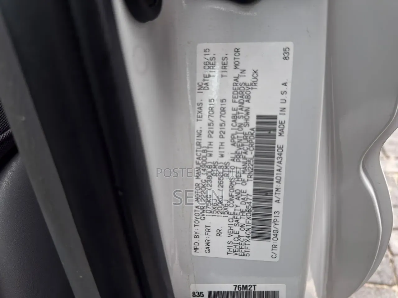 Toyota Tacoma 2015 White