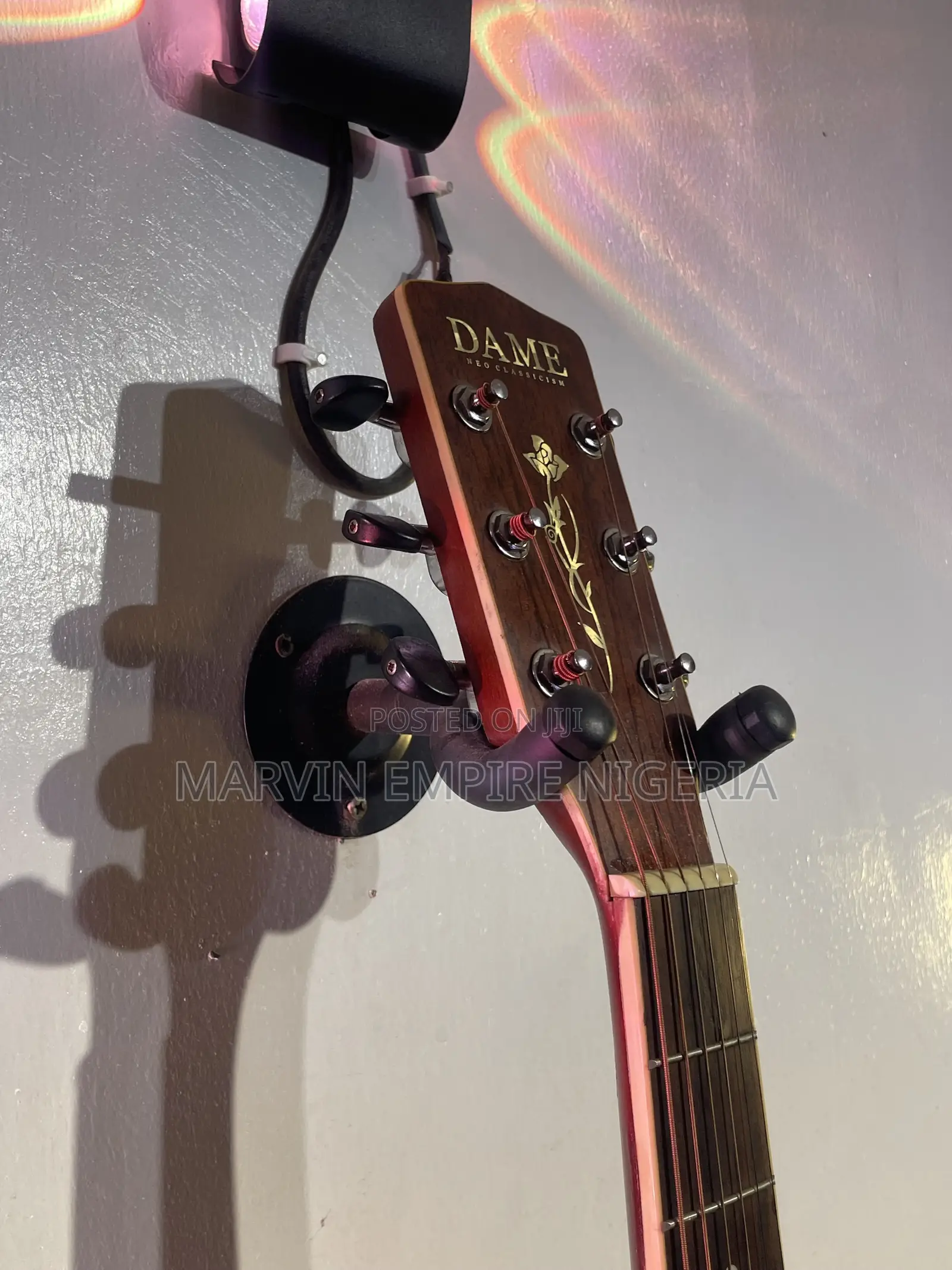 Dame Natural Wood 40-Inch Acoustic Guitar With Bag