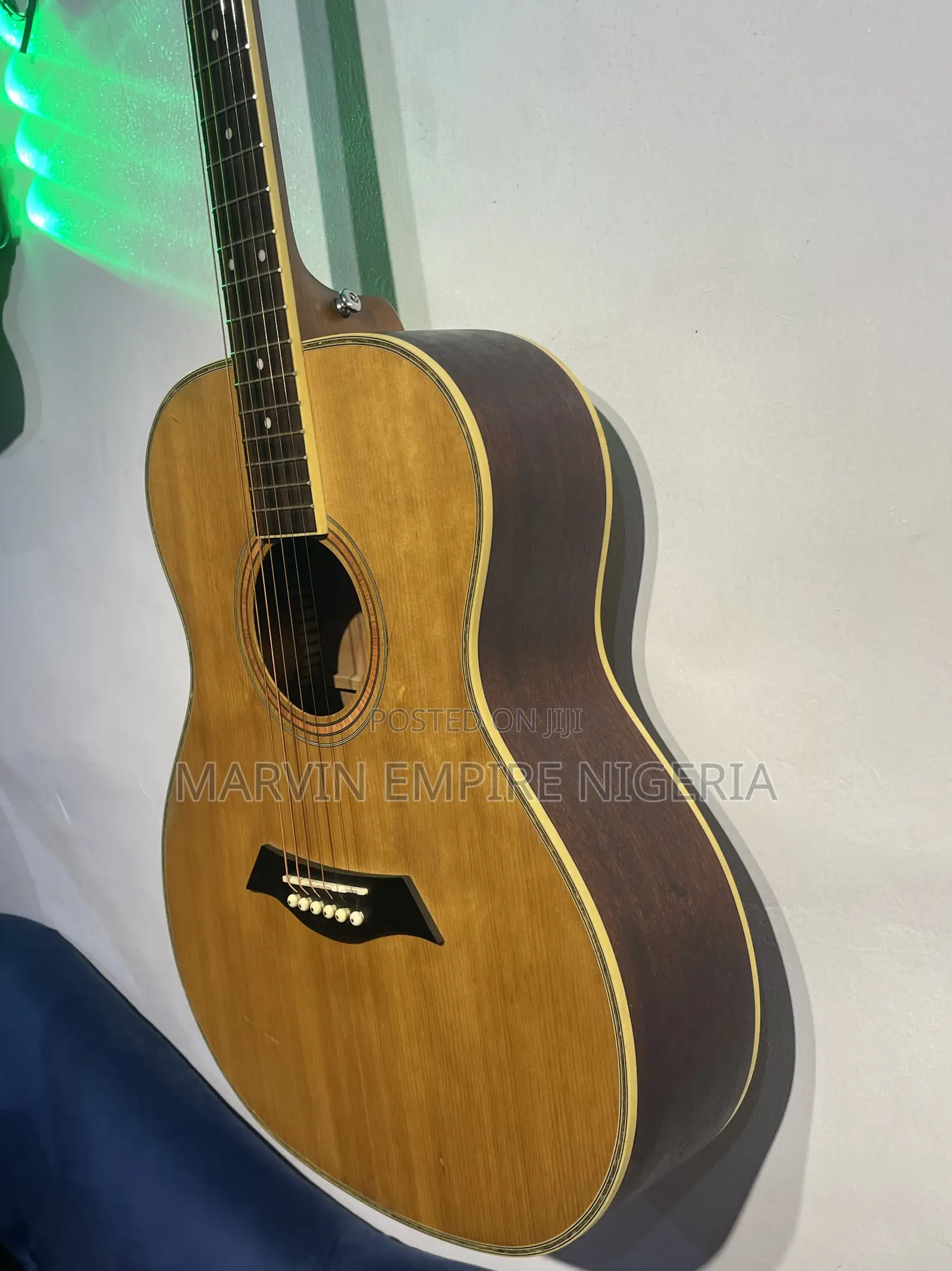 Dame Natural Wood 40-Inch Acoustic Guitar With Bag