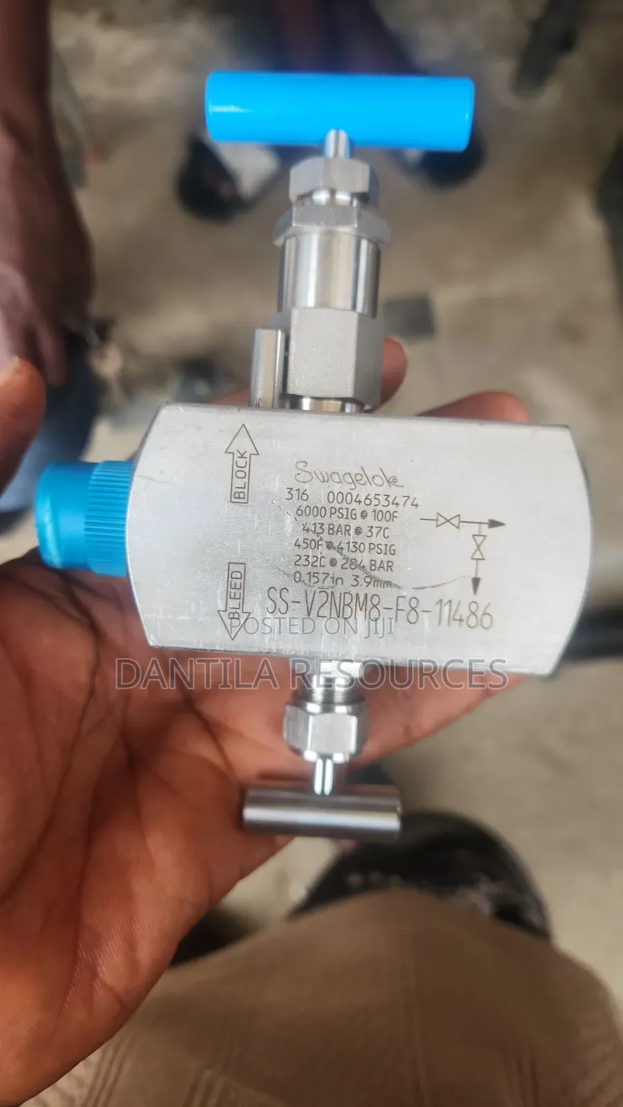 Swagelock Block and Bleed Valve (Stainless 316)