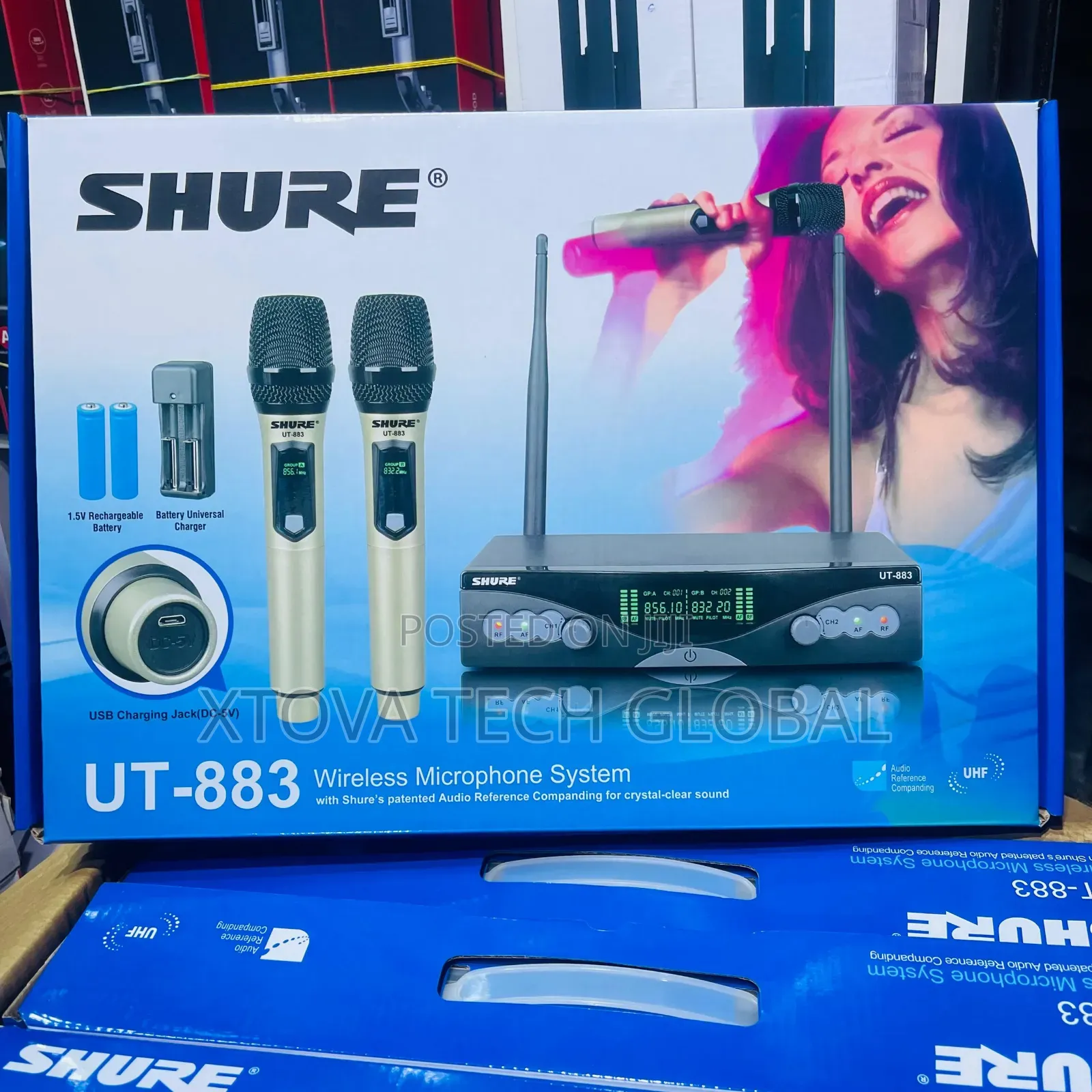 Shure UT-883 Dual UHF Wireless Microphone System