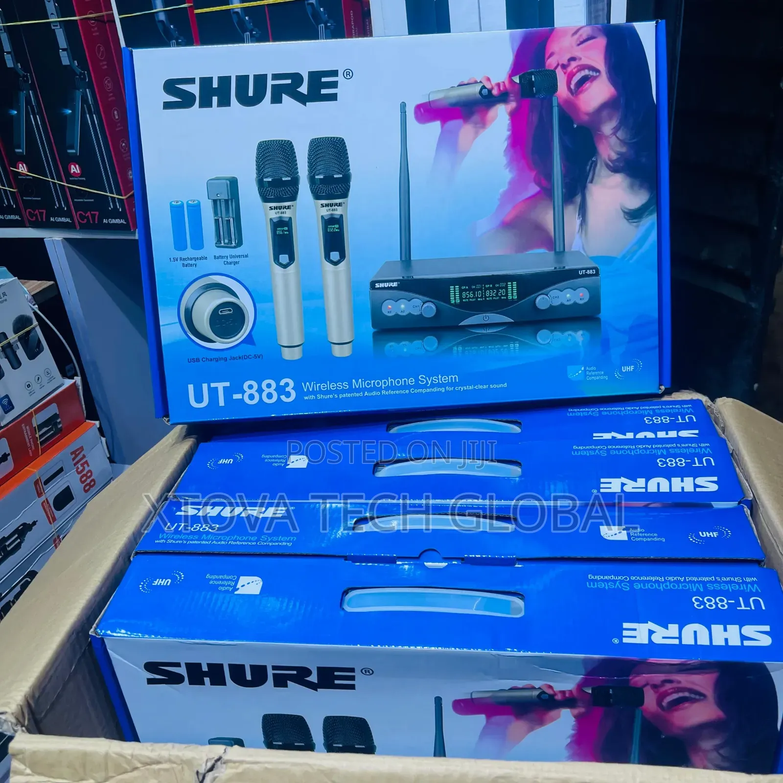 Shure UT-883 Dual UHF Wireless Microphone System