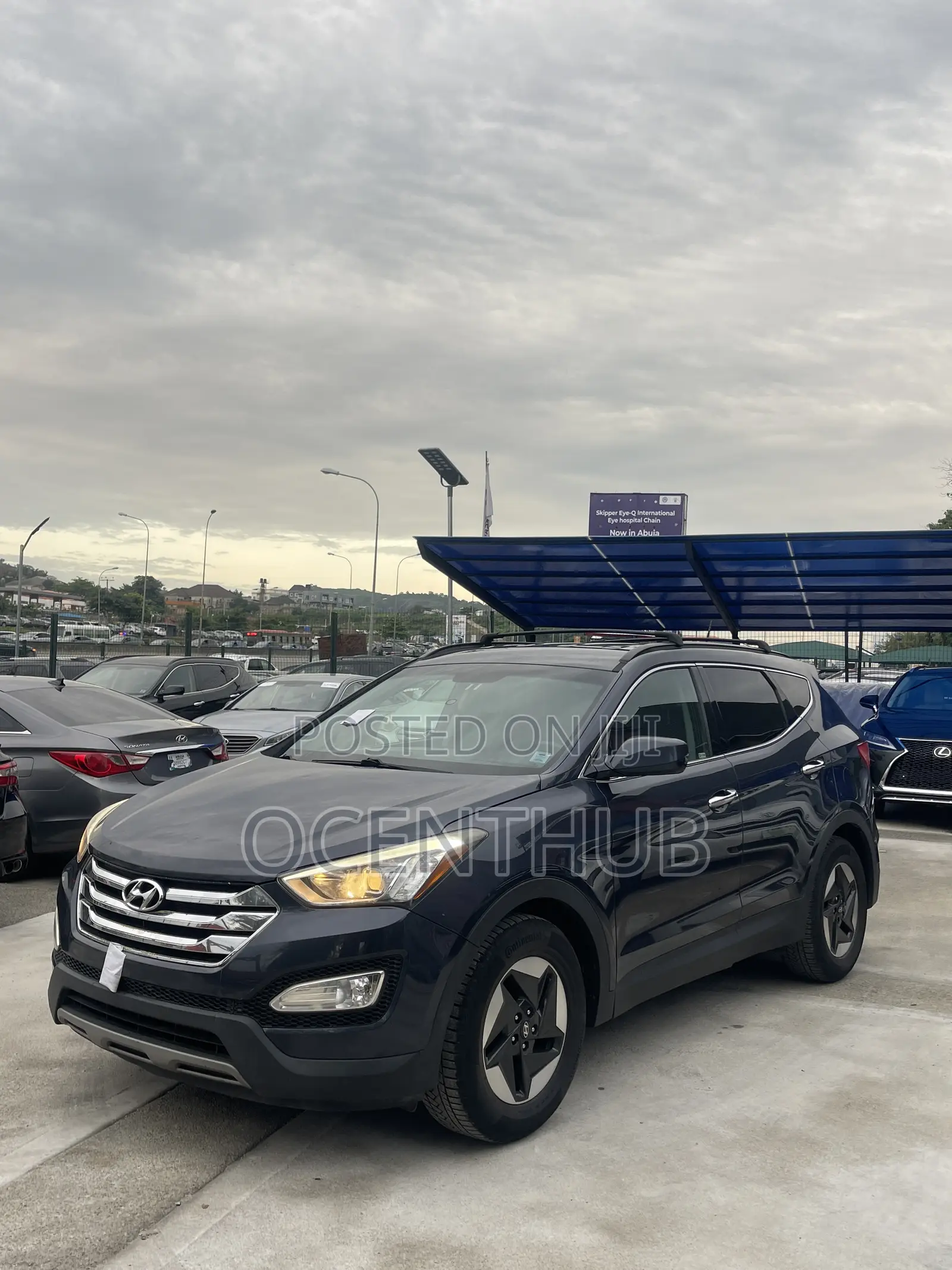 Hyundai Santa Fe GLS 4dr SUV AWD (3.3L 6cyl 6A) 2014 Blue