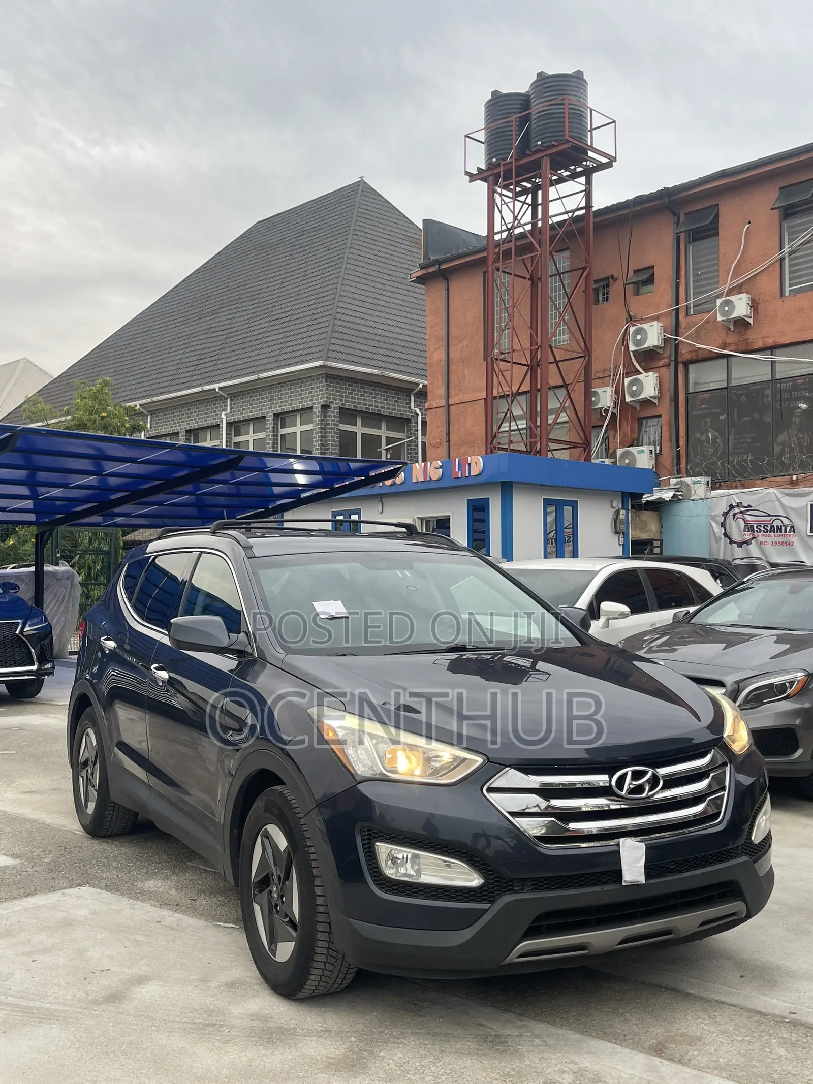 Hyundai Santa Fe GLS 4dr SUV AWD (3.3L 6cyl 6A) 2014 Blue