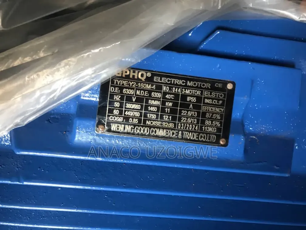 11 kW Air Blower Tested Ok