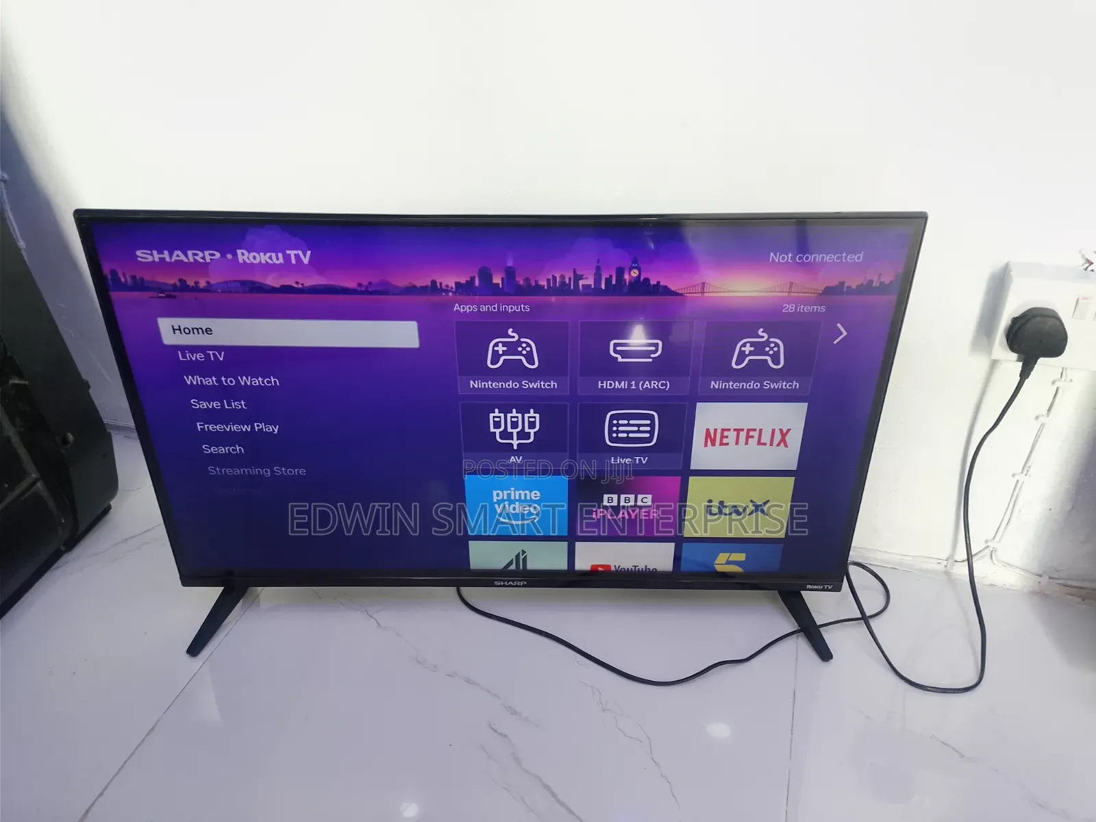 Sharp Roku Frameless Smart Television 40 Inches