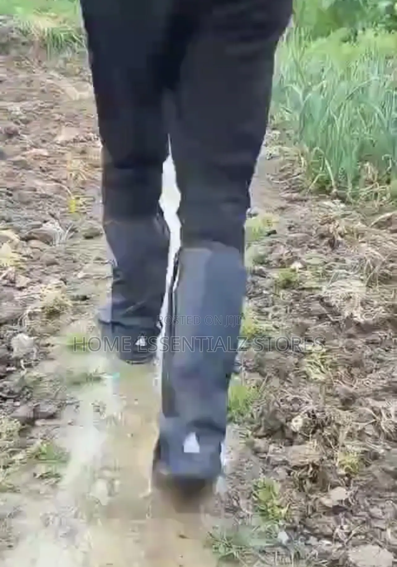 High Knee Shoe Protectors - Reusable Waterproof Rain Boot Covers