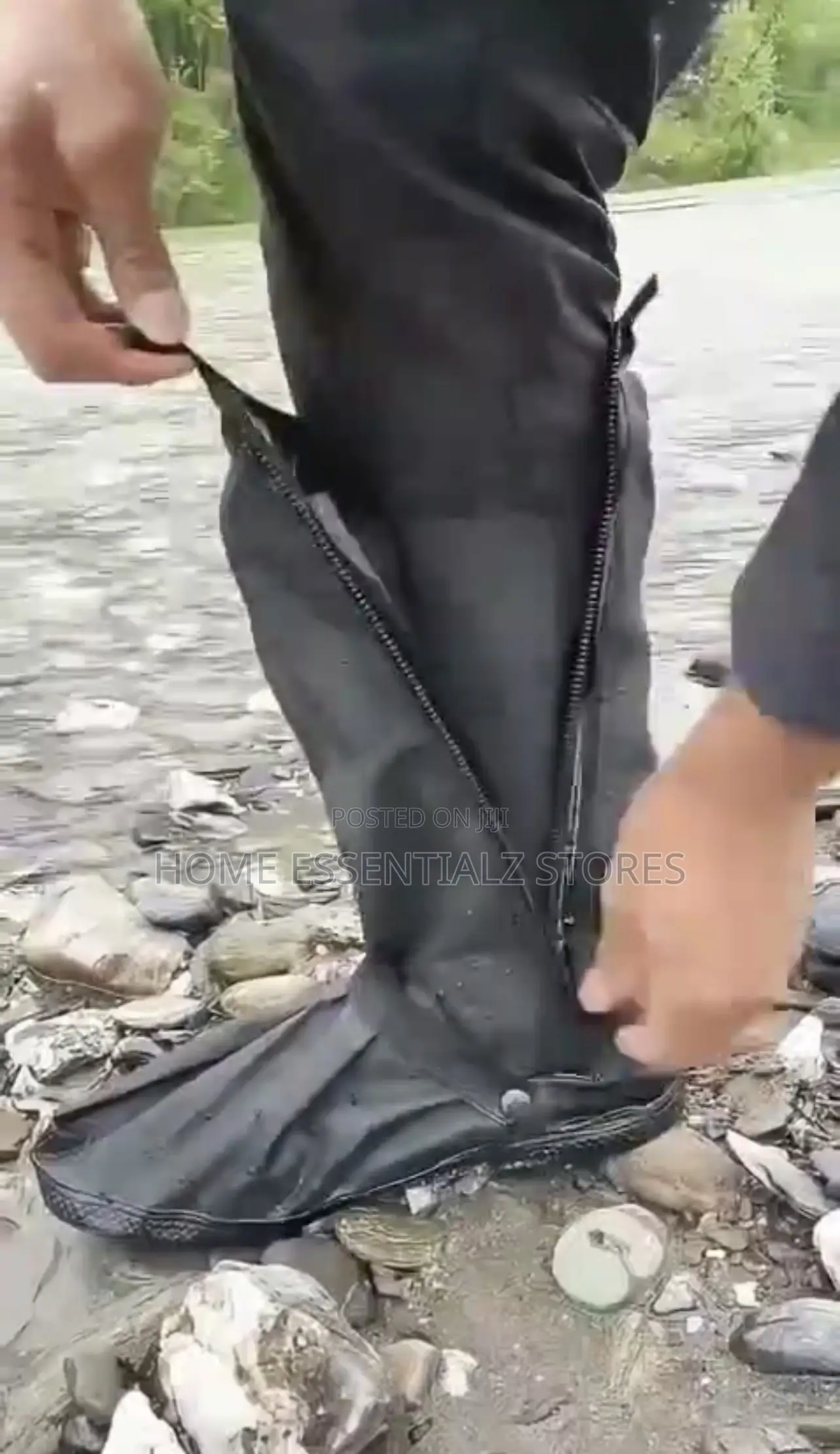 High Knee Shoe Protectors - Reusable Waterproof Rain Boot Covers