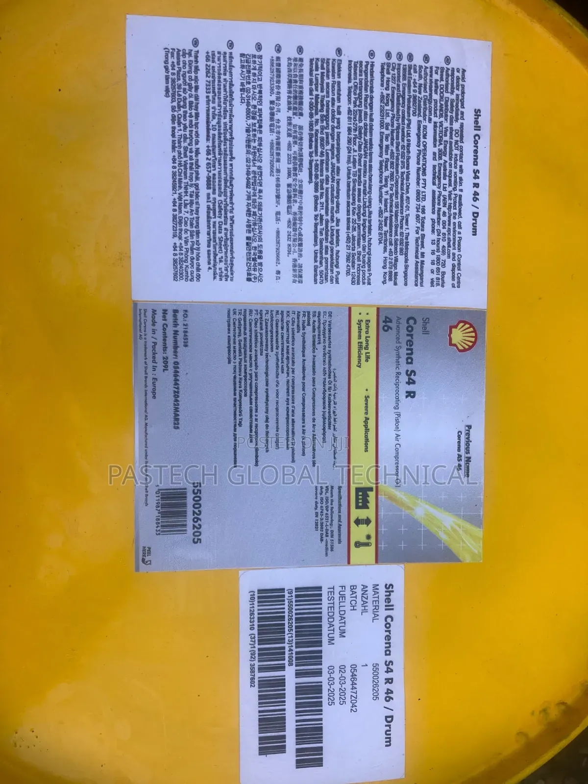 Shell Corena S4 R 46 || 209L Drum