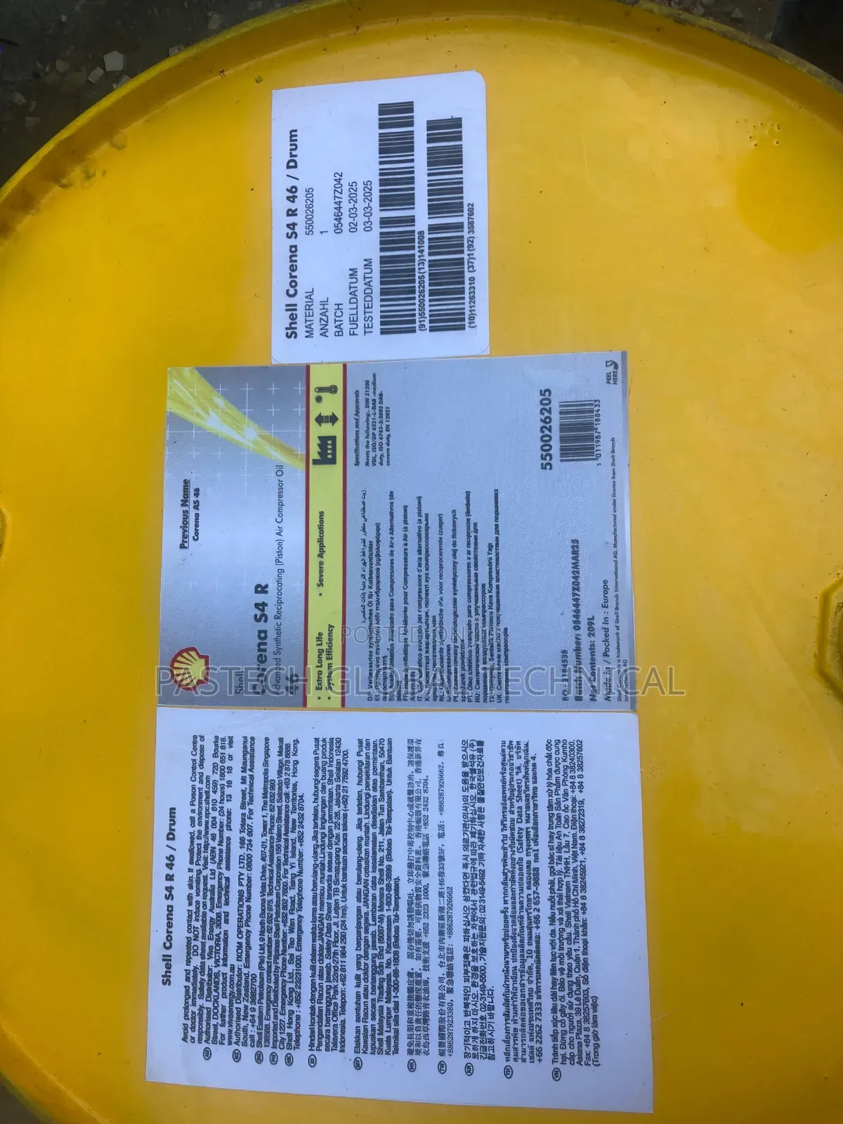 Shell Corena S4 R 46 || 209L Drum