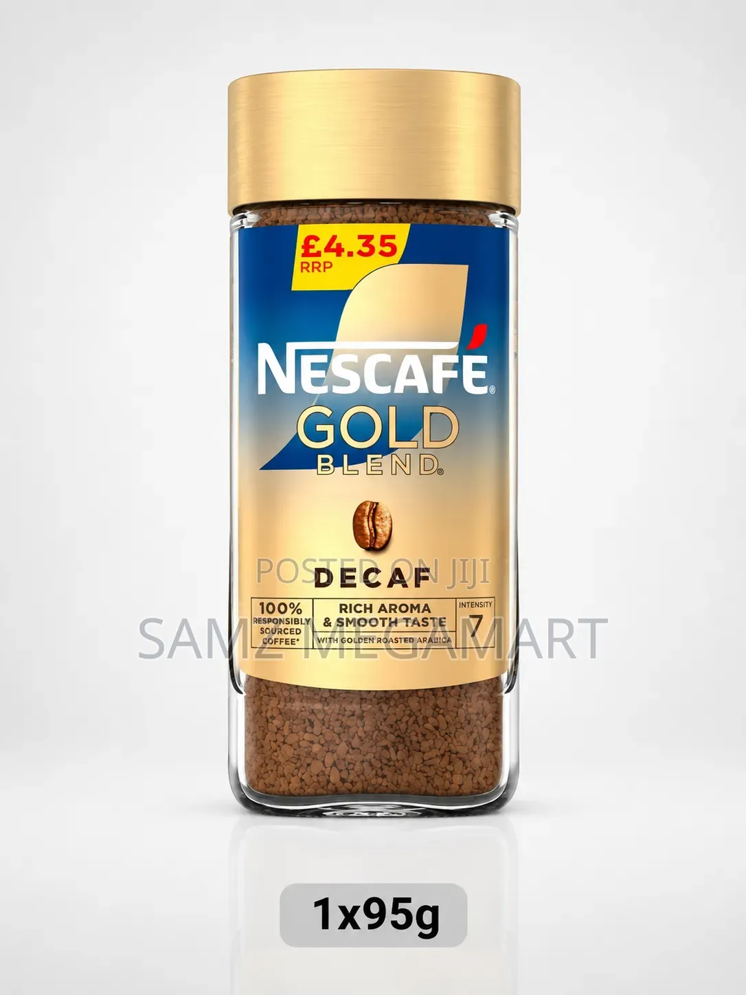 NESCAFÉ Gold Blend Decaf Instant Coffee 1x95g